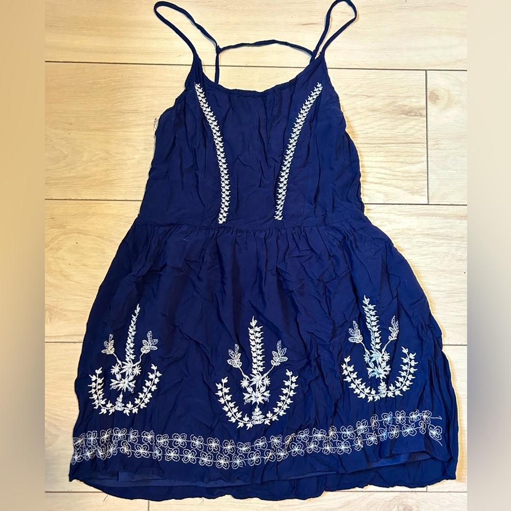 Blue embroidered Wet Seal Dress